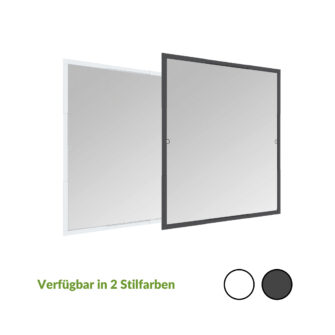 Insektenschutzrahmen in zwei Farben, ideal fuer Fenster.